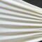 10 Pieces Ivory Ruffled Spandex Chair Bands for Classic Event Elegance 8x13 inches